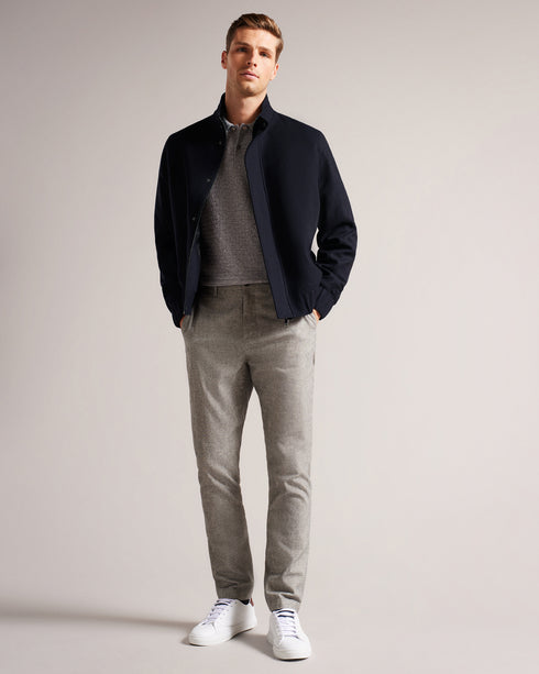<P>Wool Flannel Bomber</P>